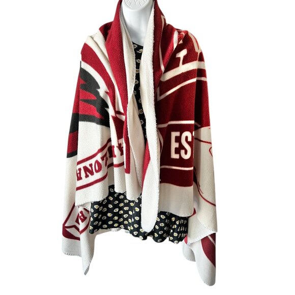 Arizona Cardinals NFL Fleece Throw Blanket Red White Soft Plush 64 X53 Northwest - Picture 6 of 9